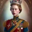 Placeholder: young queen elizabeth, dramatic, dramatic lighting, pixar style, volumetric lighting, hyperrealism, 8k, high quality, photorealistic, lot of details