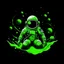 Placeholder: green outer space clean