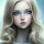 Placeholder: girl, cute, beautiful, blond hair, long hair, blue eyes, pale skin, smiling