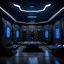 Placeholder: sith advanced scouting room, simple design, clean layout, muted lights, soft lighting, blue and black color, black shading, grey lighting, dark