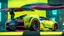 Placeholder: Bugatti Veyron Mansory Cyberpunk 2077 neon Style, Super Detailed, desktop wallpaper, 4K rear view, center