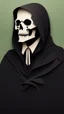Placeholder: VECTORED, LAYERED, PAPER PIECES, CLEAN, RGB, GRIM REAPER ICON, MADE FROM HUNDREDS OF INDIVIDUDALLY CUT PIECES OF CARD STOCK GRADE PAPER, PHOTOREALISTICS
