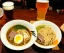 Placeholder: ramen with beer drink