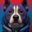 Placeholder: A beautiful portrait of a cute cyberpunk dog by sandra chevrier and, greg rutkowski and wlop, purple blue color scheme, high key lighting, volumetric light, digital art, highly detailed, fine detail, intricate, ornate, complex, octane render, unreal engine, photorealistic