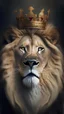 Placeholder: lion portrait wit crown