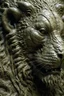 Placeholder: sculpture of lion , detailed texture, surreal , by hr giger and beksinski