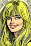 Placeholder: ”19-year-old blonde woman” by Neal Adams, 35mm, F/2.8, character, hypermaximalist, happy, beautiful, American, "long hairstyle curtain bangs", appealing, attractive, supermodel, hyper-realistic, super detailed, popular on Flickr, "comic book filter"