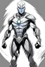 Placeholder: a drawing character that can control lighting and hes a superhero, hes kinda see through , and has a grey skin tone, and has a GYATT