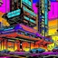 Placeholder: cyberpunk retro futuristic for comics from far away