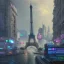 Placeholder: city Paris cyberpunk