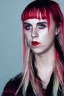 Placeholder: Danish Singer MØ, red tones, high lighting