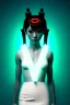 Placeholder: Photo Studio portrait, Asian woman samurai, yakuza body tattoos :: symmetry photography, cyberpunk style :: latex dress, japanese traditional ornaments, red, white, black, led wires, glow eyes, cinematic, Ultra realistic, dark scene, soft color, highly detailed, unreal engine 5, RTX, ultra detail, 3d, finely drawn, high definition.