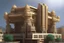Placeholder: Grand scale Indian Architecture modern futuristic, inspired by hindu Architecture