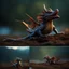 Placeholder: The sprite found an ancient fish, Gave it a gentle kiss, The fish sang a lullaby, And her spirit soared the sky. The dragon spun around, Feet never touched the ground, He whirled and twirled with glee, Till he was set free.,bokeh like f/0.8, tilt-shift lens 8k, high detail, smooth render, down-light, unreal engine