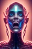 Placeholder: cyberpunk, head, scream women, portrai, open mouth, face cry, perfect skin, tron, cyborg, robot, cyborg, seven , perfekt, real, dream, hr giger