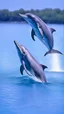 Placeholder: Dolphins are social animals and they live in groups called pods. Pods can range in size from a few individuals to hundreds of dolphins.