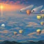 Placeholder: Aerostats and Zeppelins , microscopic image by electron microscope, art by Thomas kinkade