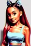 Placeholder: make a portrait of a 1950's Ariana Grande