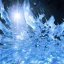 Placeholder: celestial, reflection, ice crystals, snow, icicles