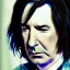 Placeholder: high-quality, fine-detail close-up watercolor of Alan Rickman as Severus Snape, portrait, young, stunning, beautiful, 8k resolution, intricate, digital art, hyper realistic, photorealistic, volumetric lighting, Rafael Augusto, Juan Francisco Casas, Anne Dittman, Anne Stokes, greg rutowski,