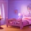 Placeholder: Animated bedroom with cat