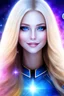 Placeholder: cosmic woman smile, admiral from the future, galactic confédération, fine whole face, crystalline skin, expressive blue eyes,rainbow, smiling lips, very nice smile, costume pleiadian, Beautiful tall woman pleiadian Galactic commander, ship, perfect datailed golden galactic suit, high rank, long blond hair, hand whit five perfect detailed finger, amazing big blue eyes, smilling mouth, high drfinition lips, cosmic happiness, bright colors, blue, pink, gold, jewels, realist, high,rainbows