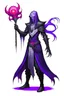 Placeholder: dnd Mindflayer holding an evil spear