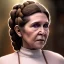 Placeholder: intricate details, realistic, octane,colorfull unreal engine, ,zoomed out + portrait, volumetric lighting, shiny,extreme detail, Photorealism, High detail, Hyper realistic carrie fisher as princess leia in star wars, macro lens blur,abstract paint, sharp,eos5d mark 4, ef 85mm 5.6, focus