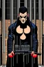 Placeholder: punisher sku;; CITY in the subway fov the style of Hiroshi Nagai