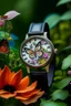 Placeholder: icture the Monarch watch nestled amid a garden of blooming flowers or a serene butterfly sanctuary, evoking the beauty of nature's embrace.