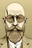 Placeholder: Freud psychology bald long beard sunglasses