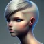 Placeholder: fantasy setting, pixie undercut hairstyle