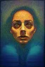 Placeholder: hiding your true self; neo-surrealistic optical art