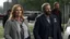Placeholder: two detectives (Amanda Rollins and a beardy grey and redhead 50 yo man) from Law & Order: Special Victims Unit on a crime scene