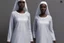 Placeholder: 4 suore africane con tunica grigia figura intera