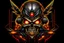 Placeholder: logo diable cyberpunk firestarter hardrock emission radio