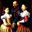 Placeholder: portrait of a men a woman and two girls Diego Velazquez style