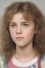 Placeholder: full color image, 1980's yearbook photo, teenager, Hermione Granger 14 years old, photorealistic, --ar 9:16 --style raw