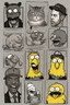 Placeholder: The Walking Dead x Tyler the Creator x The Character Happy is the current mascot for McDonald's Happy Meals and PlayPlaces. x Big Bird from Elmore Street x Fat black and white cat x Charlie from it’s always sunny in Philadelphia x Comic Book Art.