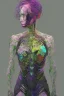 Placeholder: Portrait lady, full body shot, full-color medium shot, BotanicAcademia, biopunk