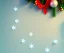 Placeholder: Christmas composition, geometry decoration on cream color background. 3d rendering