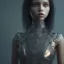 Placeholder: jenna ortega black dress, dark make up, gothic style, hyper detail, octane render, unreal engine 5, 8k resolation