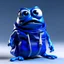 Placeholder: crazy frog wearing a blue ikea bag as clothes