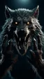 Placeholder: Crafting a terrifying 8K depiction of an evil wolf face with hands up , His presence exudes an unsettling aura of malevolence, instilling fear in all who behold him.