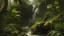 Placeholder: Джунгли скалы водопады пальмы лианы кисти Шишкина