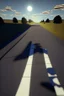 Placeholder: road shader from shadertoy