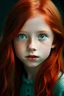 Placeholder: Girl with red hair c