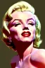 Placeholder: Marilyn Monroe, smokes a cigarette, photorealistic illustration, 4k