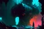 Placeholder: Techno bunker, digital artwork, futuristic, dark atmosphere, neon lights, cyberpunk aesthetic, detailed textures, sci-fi concept, art by Peter Mohrbacher and Syd Mead, trending on ArtStation.