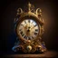 Placeholder: The clock from the movie “Beauty and the Beast” on a light background